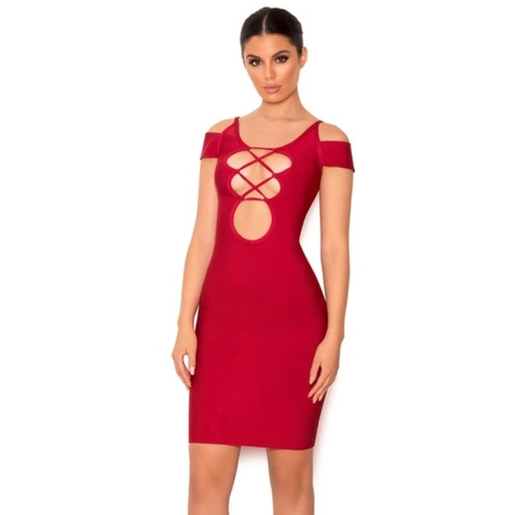 House of CB Dresses & Skirts - House of CB Vitella Bandage Midi Dress